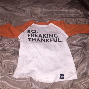 Toddler Thanksgiving T shirt